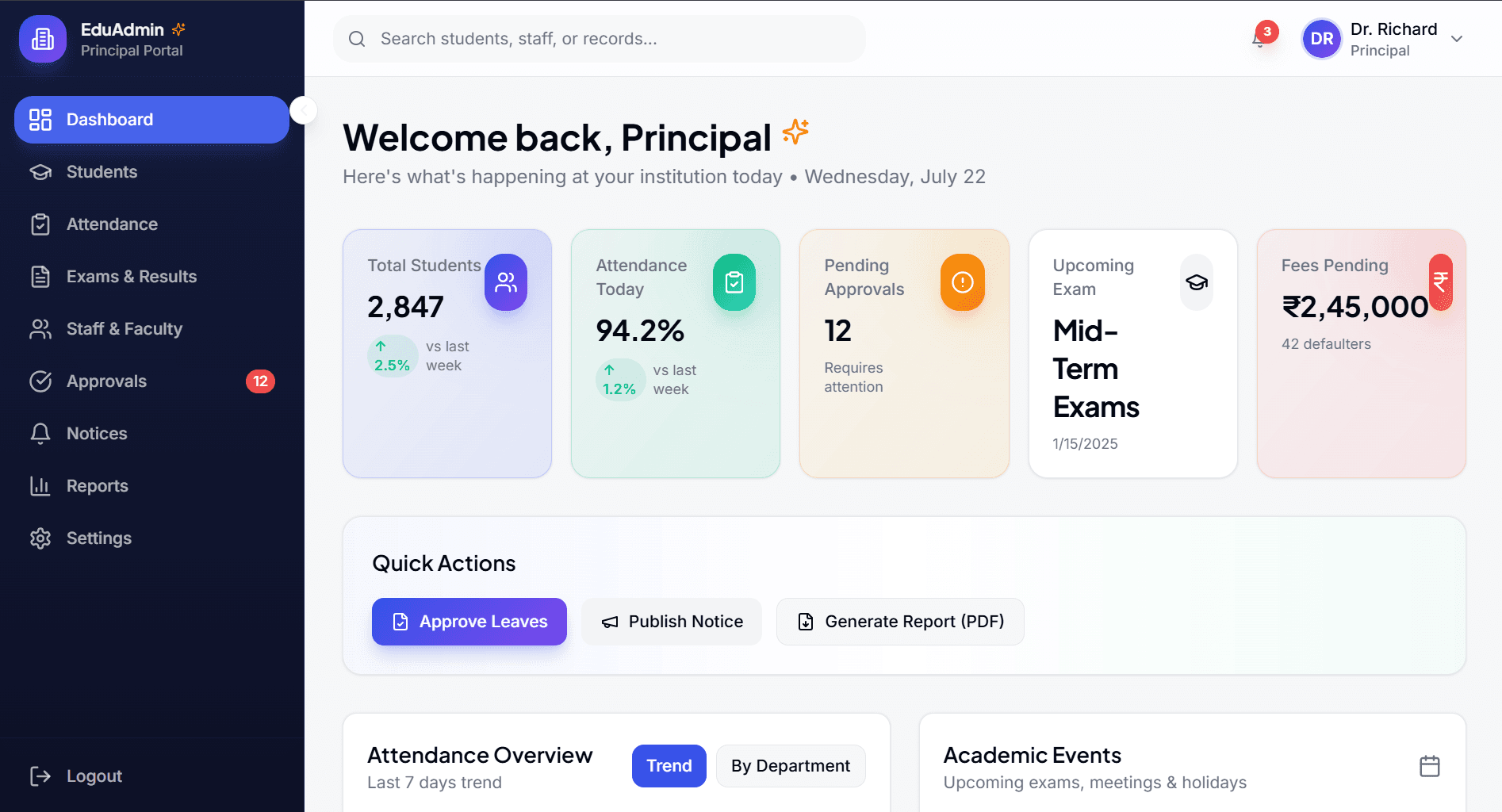 Smart College Management System